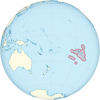 Fransız Polinezyası haritadaki konumu